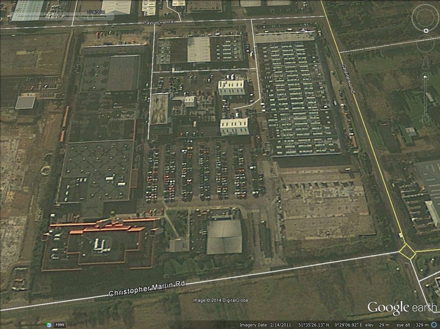 The Christopher Martin Road site – 2011