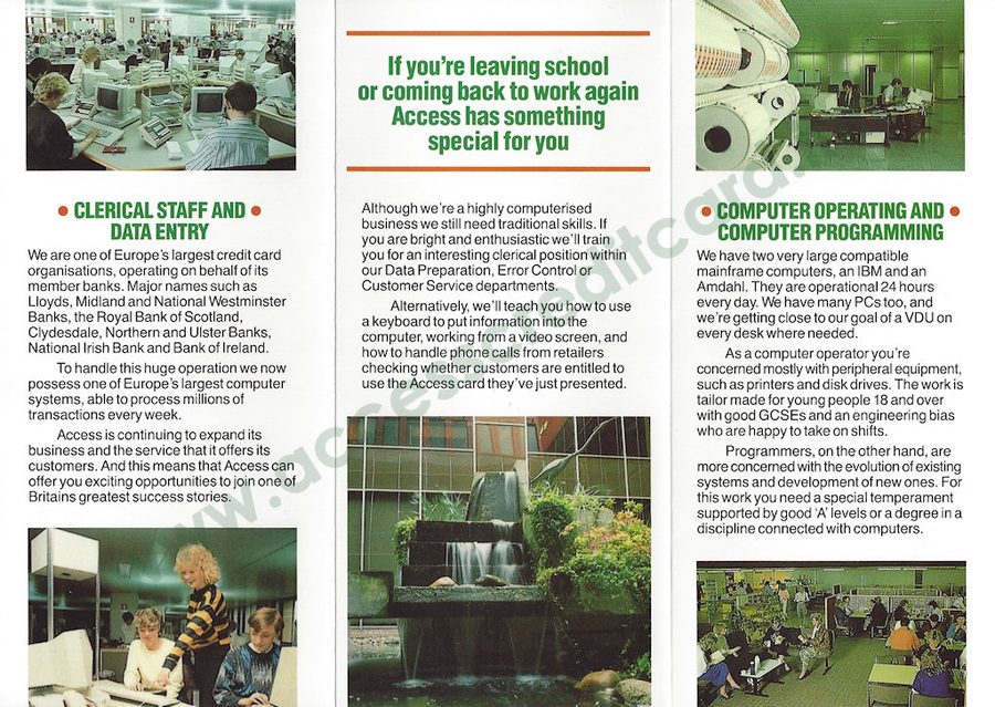Careers at Access leaflet (2 of 2)