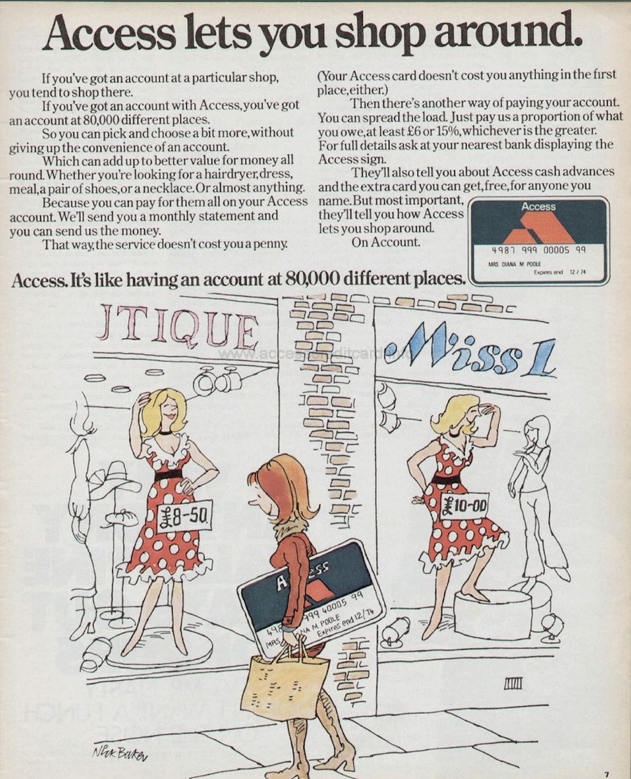 Access lets you shop around. (TV Times, 18 May 1974)